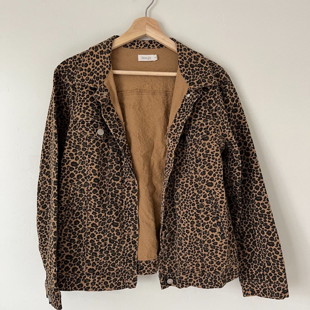 Roolee Printed Denim Jacket
